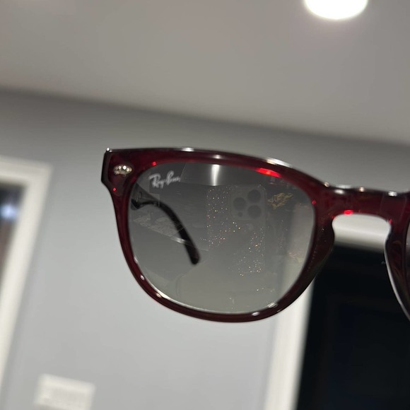 New Ray-Ban RB4140 Wayfarer Sunglasses Polarized Italy - Picture 3 of 3